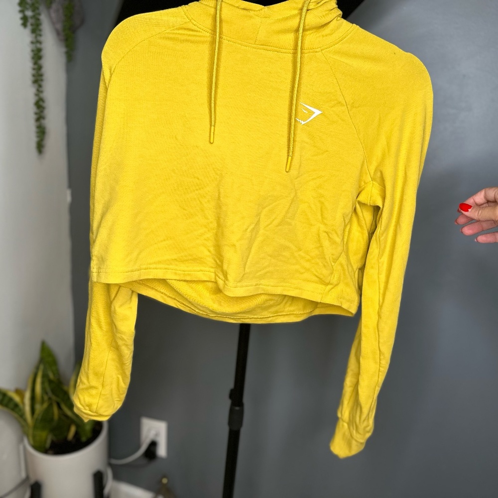 Gymshark crop hoodie